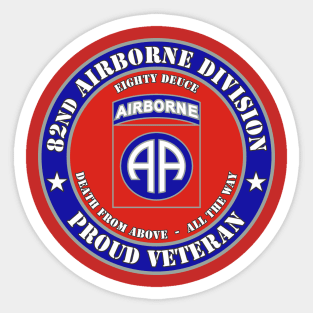 82nd Airborne Division Veteran Sticker